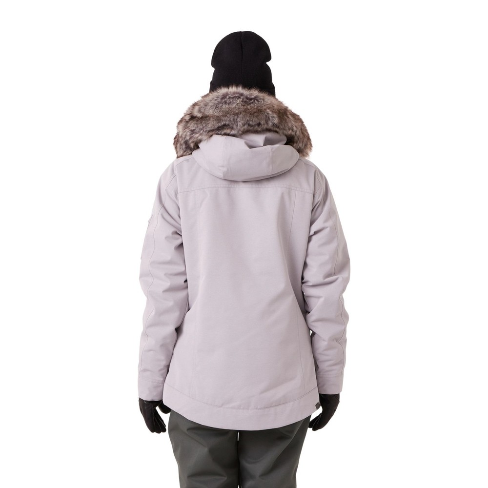Roxy Meade Women's Winter Jacket, Heather Grey, Large