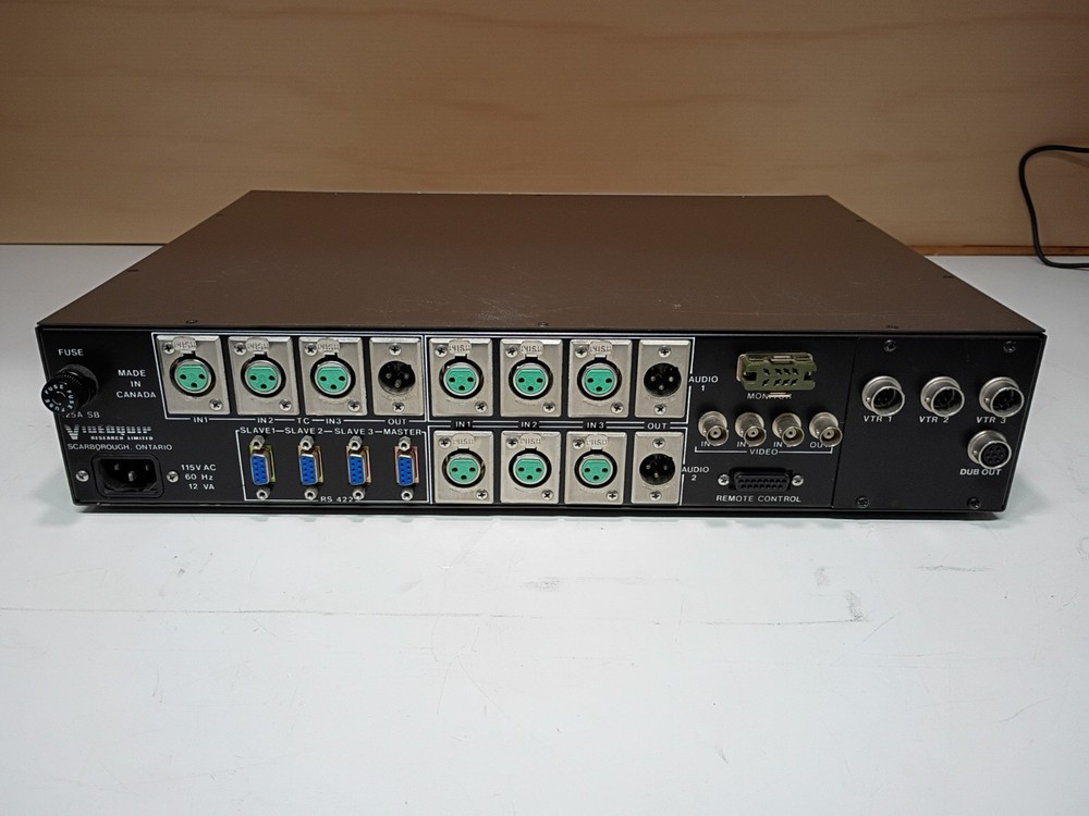 Untested Videoquip BSBX100A Multi Format 3-Channel Dub Switcher AV For Broadcast