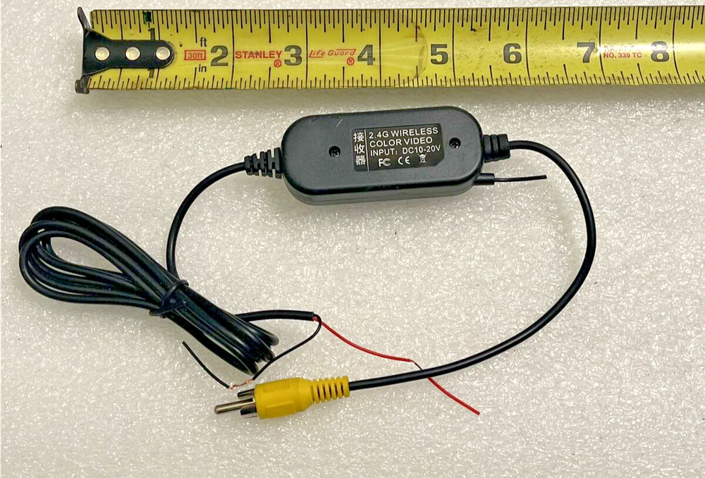 2.4G Wireless Color Video input DC 10-20V