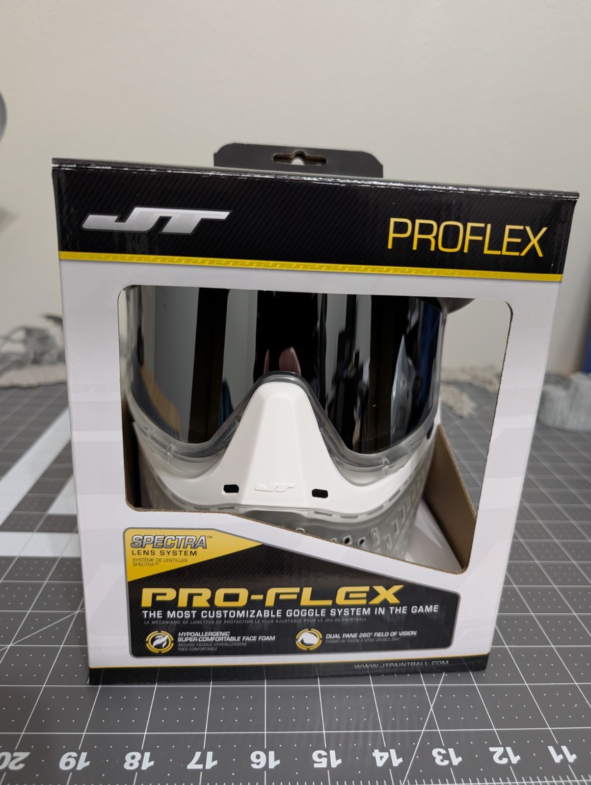 New JT Proflex Whiteout ICE Goggle (Pure white/clear) Limited Edition Committed