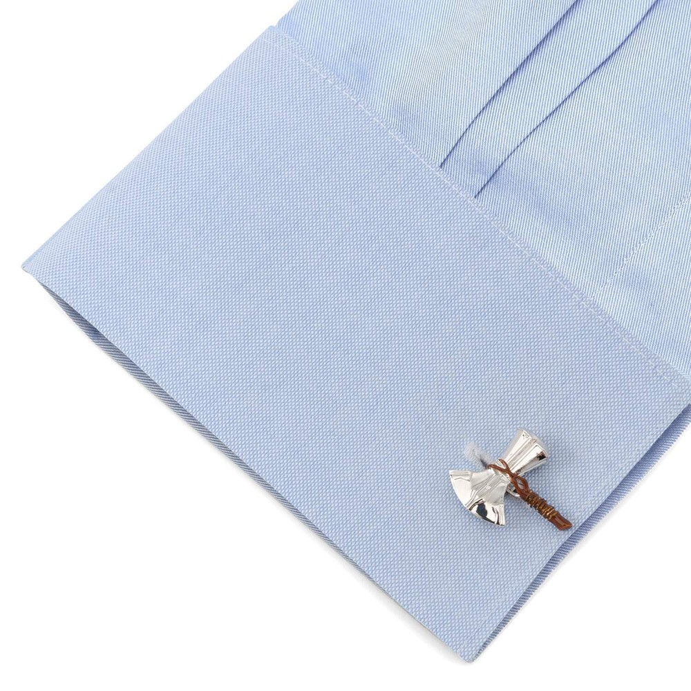 Marvel Thor Stormbreaker Silver Cufflinks