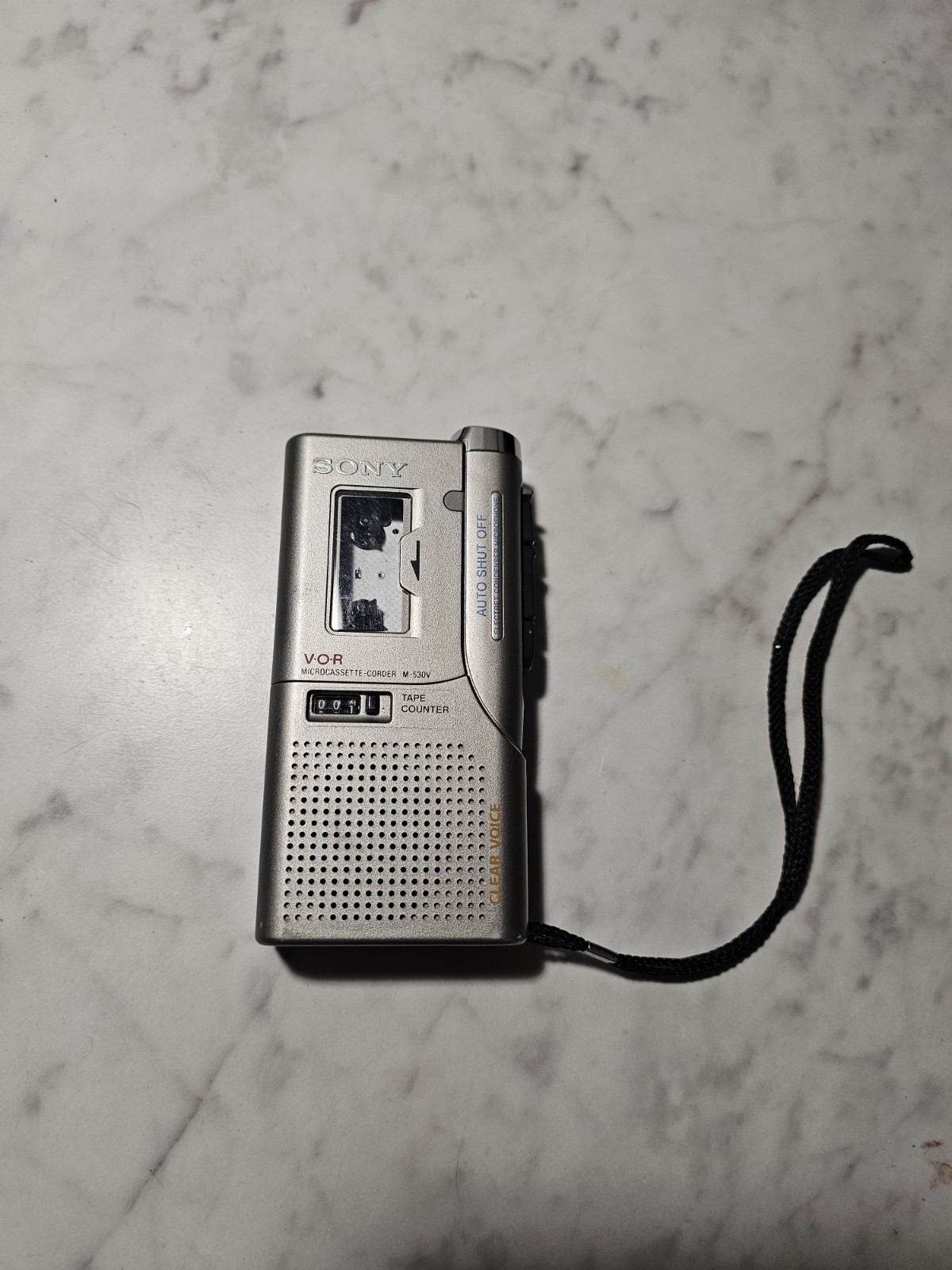 Sony VOC M 530V Microcassette Cassette Recorder