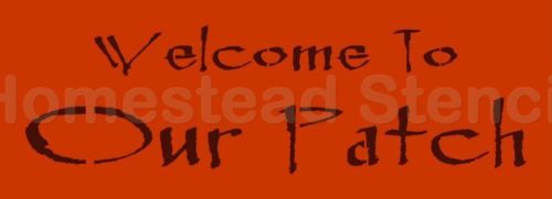 ~ITEM #4826 A Primitive Stencil ~ WELCOME TO OUR PATCH