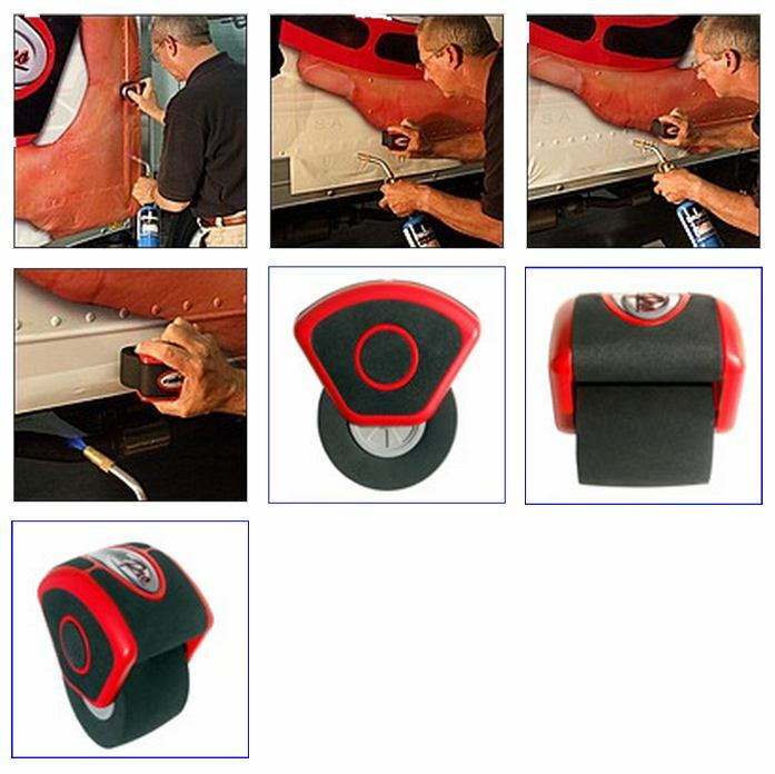 ROLLEPRO, VINYL APPLICATION ROLLER TOOL + REPLACEMENT WHEEL -