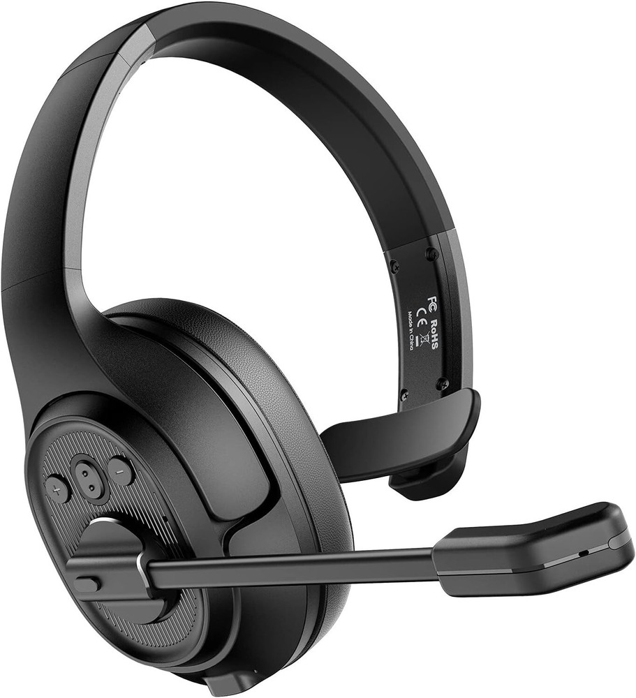 Truck Driver Bluetooth Headset with Microphone, Environmental Noise Cancelling