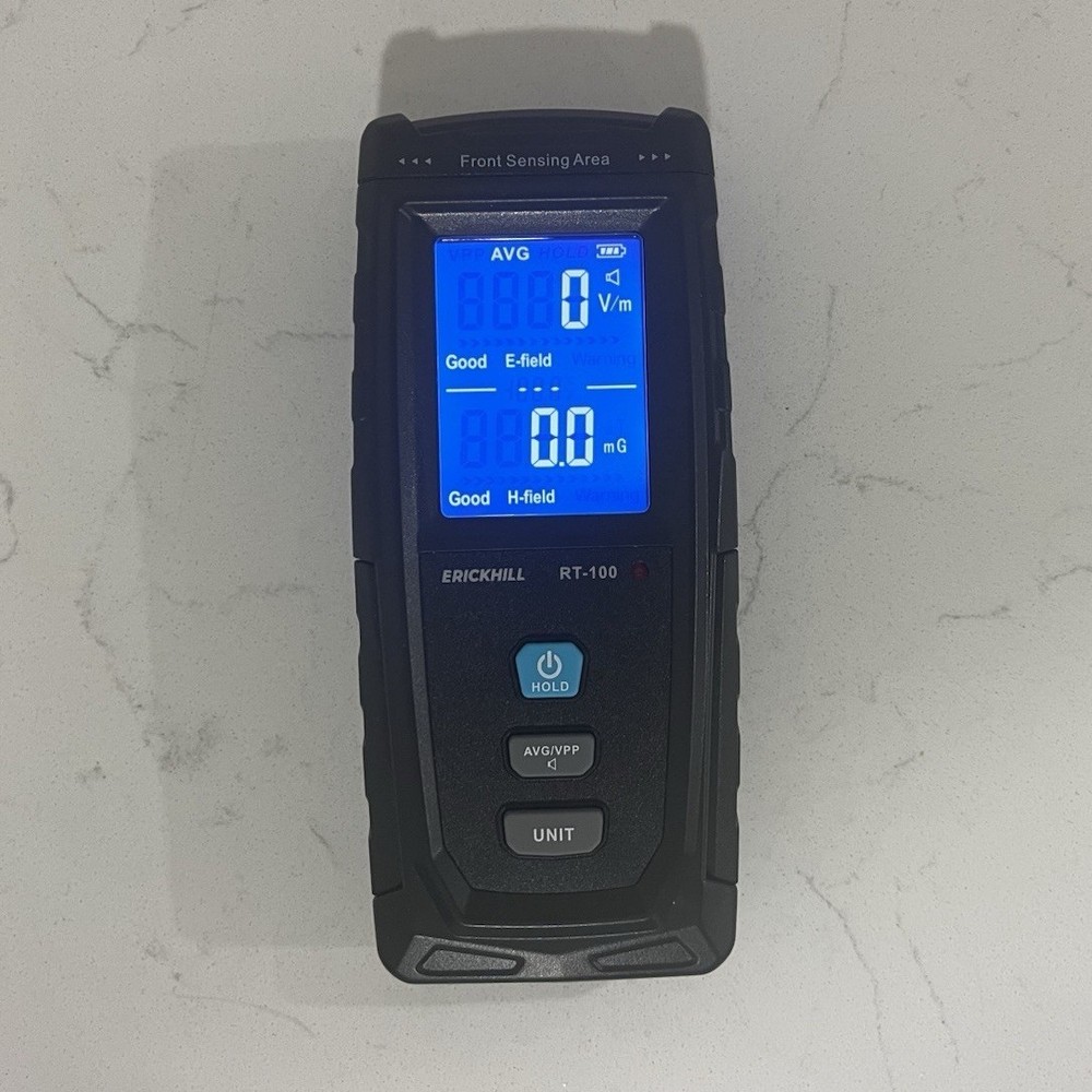 ERICKHILL RT-100 EMF Meter Electromagnetic Tester Single Axis 1V/m-1999V/m