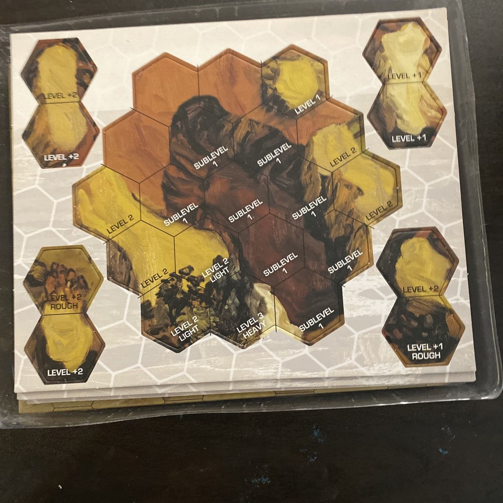 Battletech Hexpack Mountains and Canyons VG