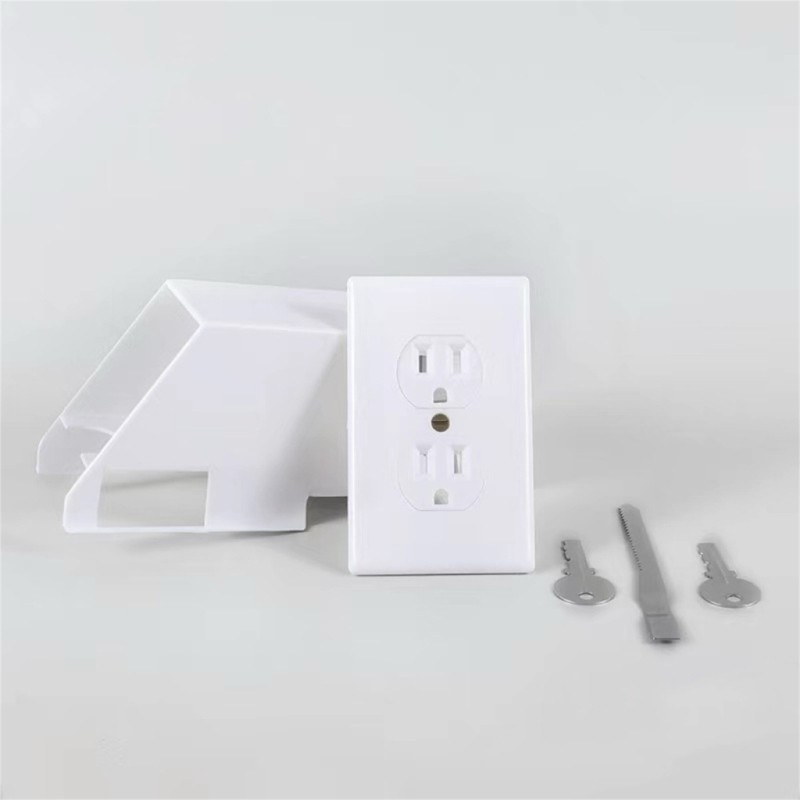 Durable Wall Socket Safe Secret Storage Container For Key And Money Storage