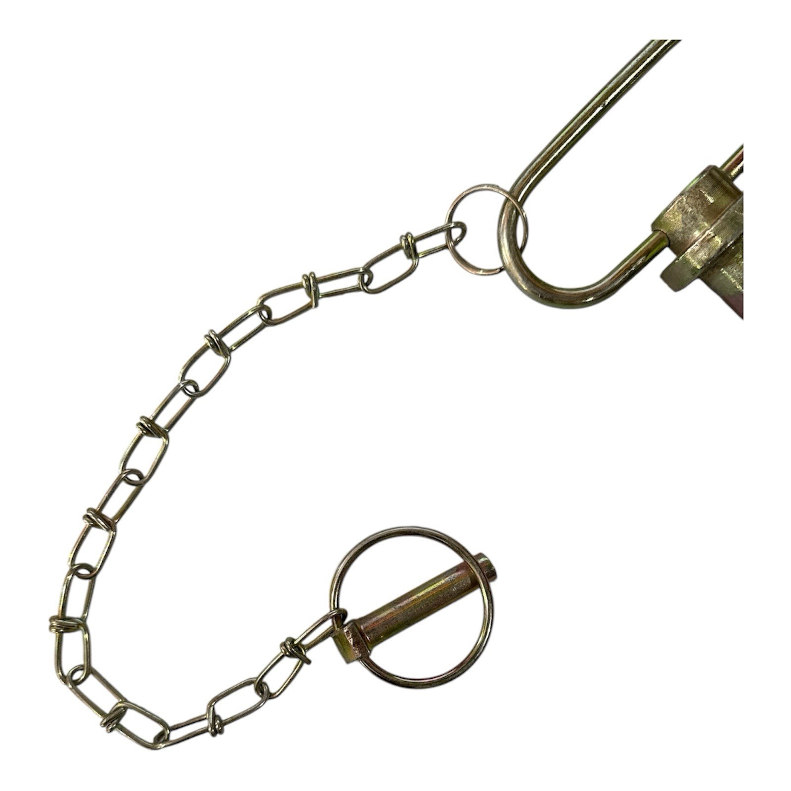 Lot of 2 Goliath 7/8" Tractor Hitch Pin with Chain ~ HP78WC