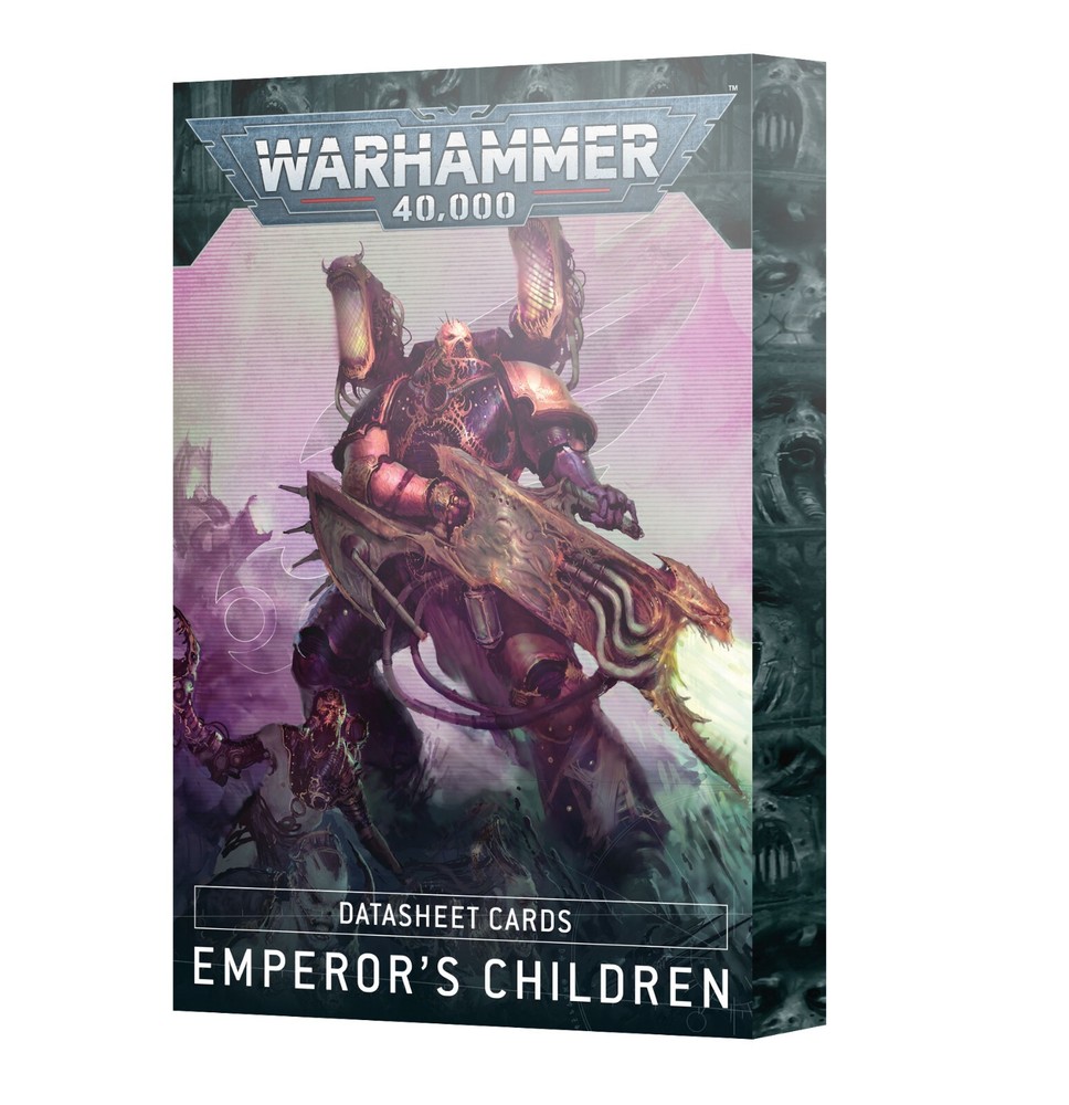 Warhammer 40k Emperor's Children Datasheet Cards Games Workshop