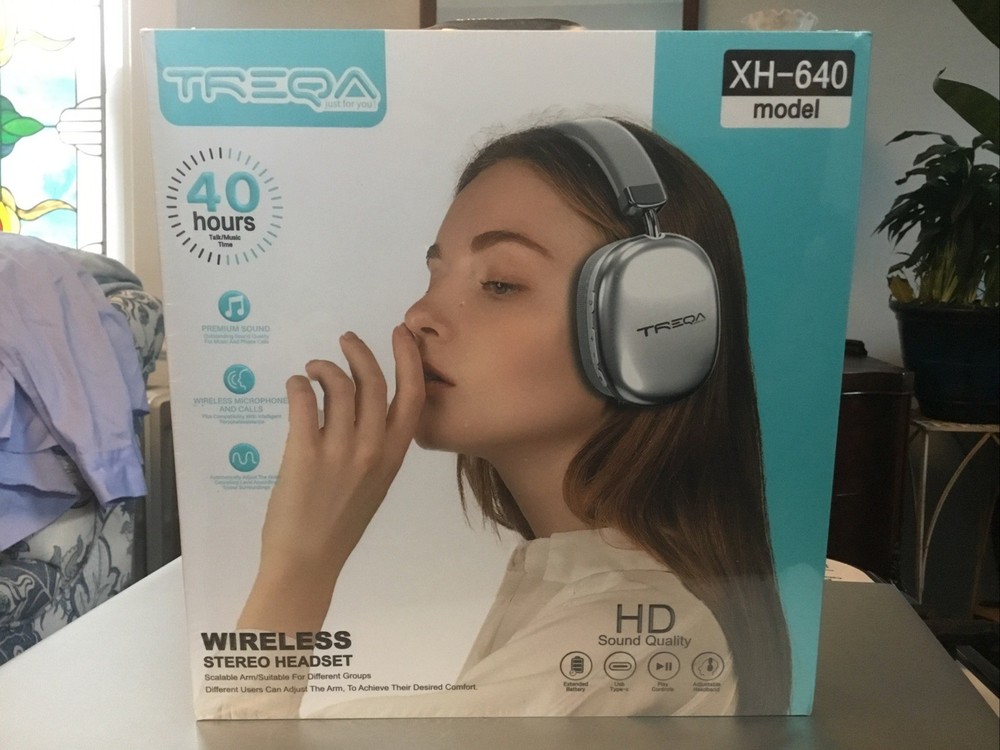 Treqa Wireless Sterio Headset Model XH-640