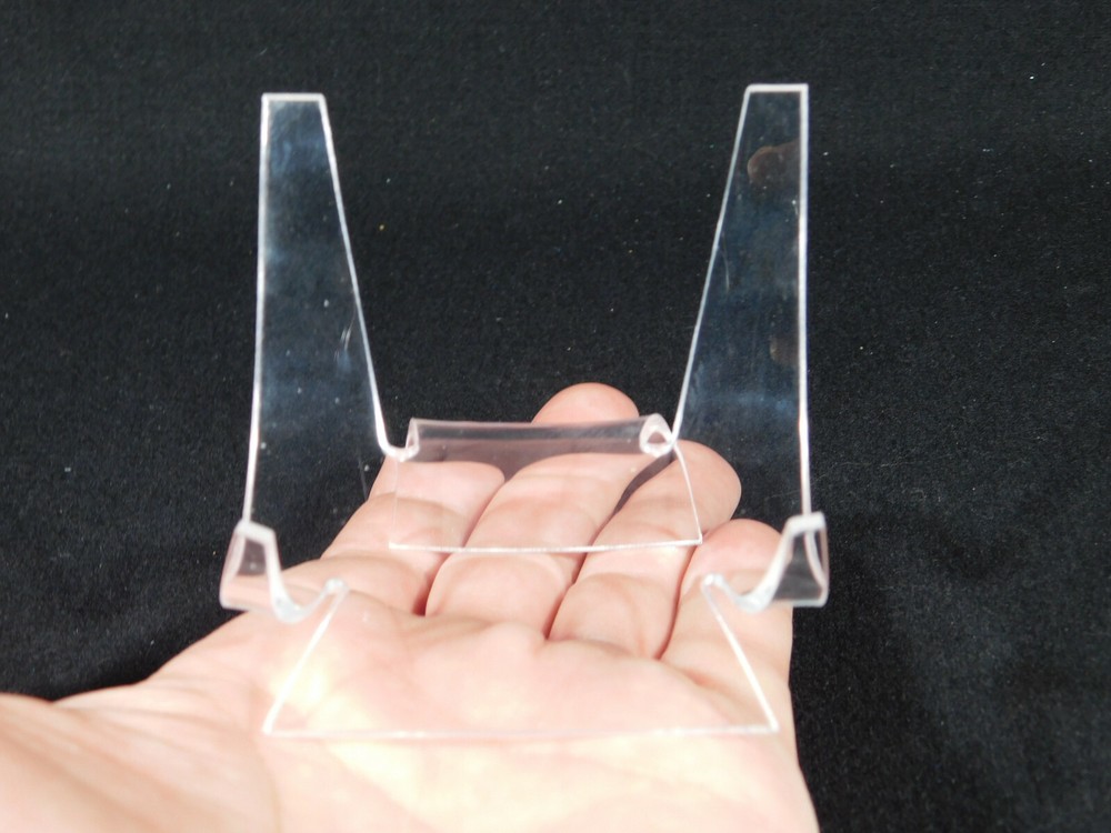 Easel Display Stand Medium Sized Clear LUCITE