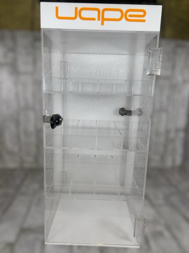 Clear 4 Shelf Acrylic Display Case