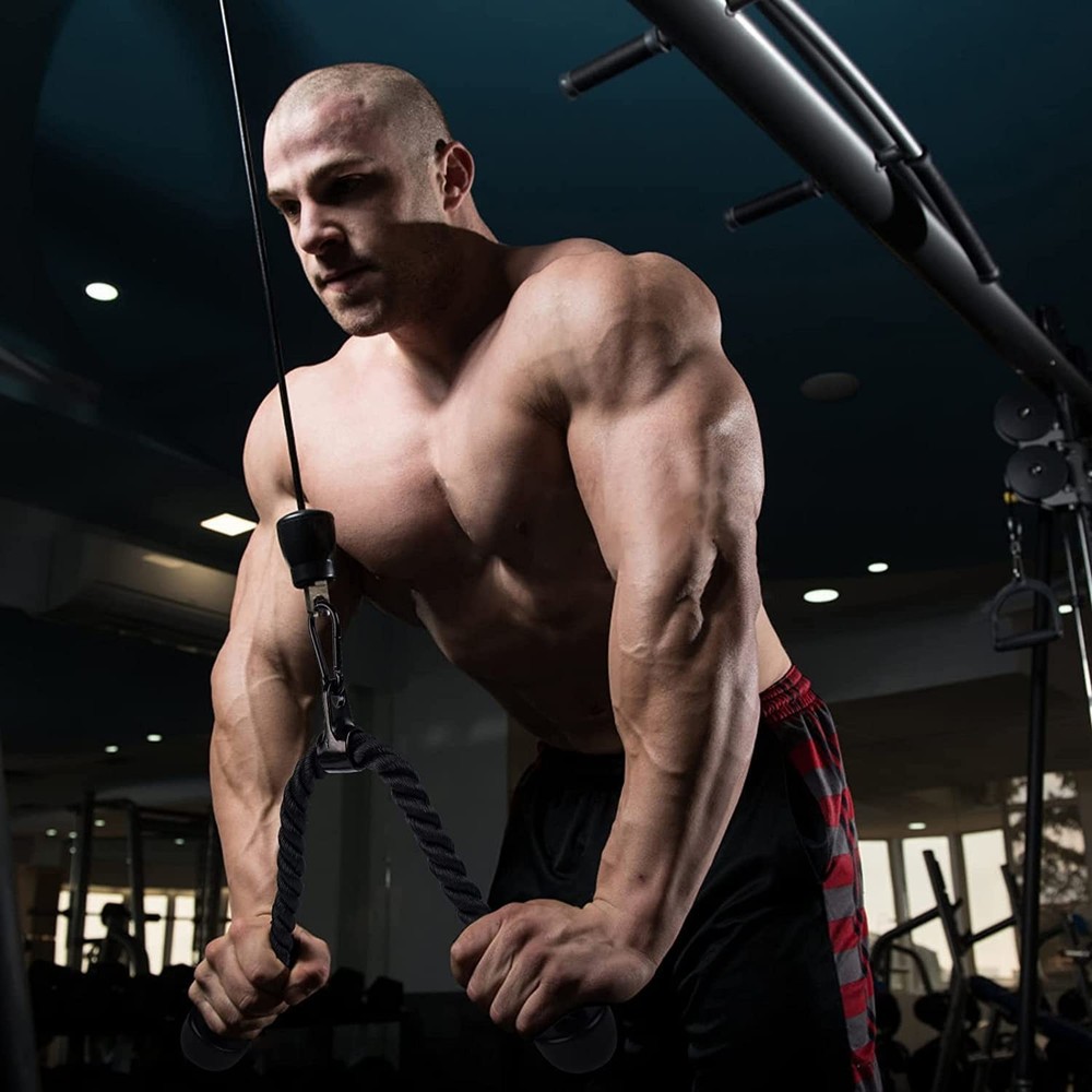 LAT Pulldown Bar Attachments, Cable Machine Accessories for Home Gym, Triceps...