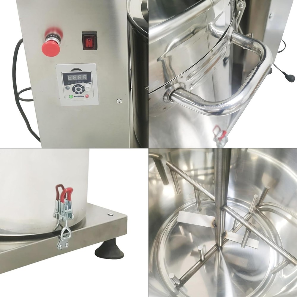 43L Commercial Meat Stuffing Mixer220V Stainles Multifunctional Stirring Machine