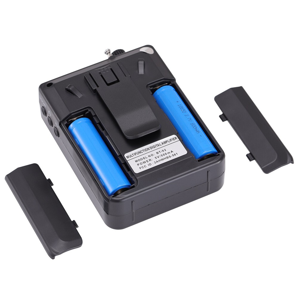 Portable Pro Audio Rechargeable Pa System Wireless Amplifier & Wired Mic BT-92