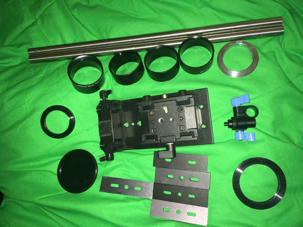 Red rock micro camera rig ( base, plates, rails, ties)