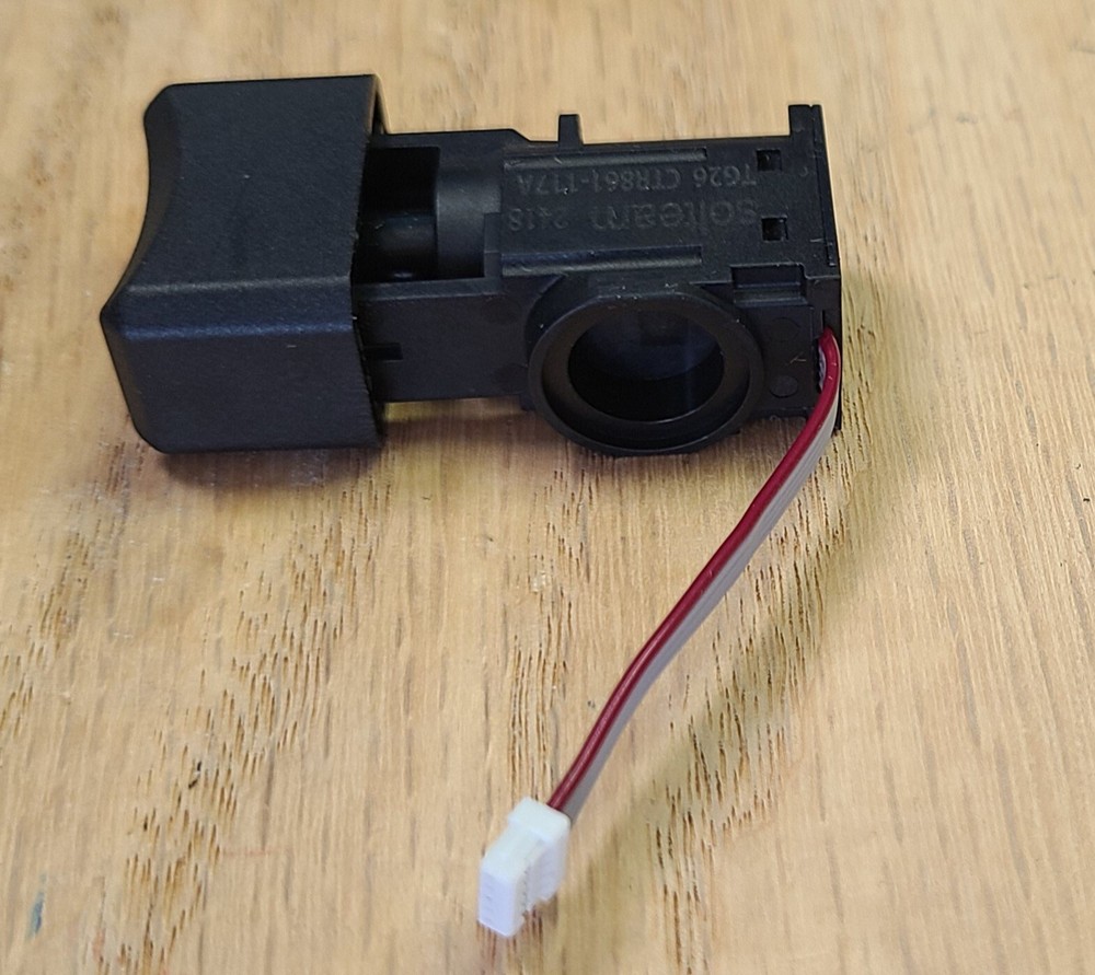 SNAP-ON CTR861 CORDLESS 14.4V 3/8" RATCHET REPLACEMENT TRIGGER SWITCH ASSEMBLY