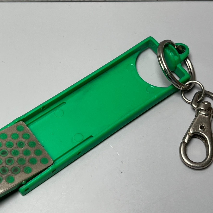DMT Diamond Machining Technology Sharpening Tools Green Keychain