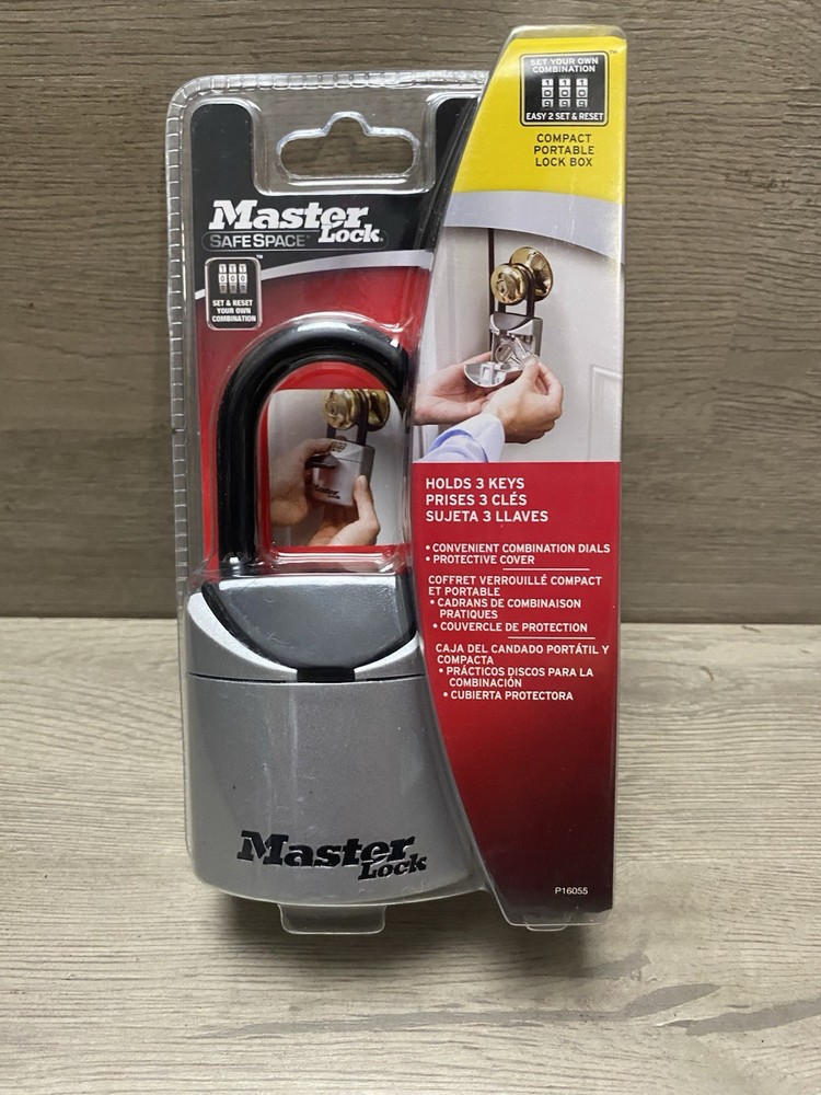 Master Lock Select Access Lock Box Key Compartment 3 Digit Code Security 5406D