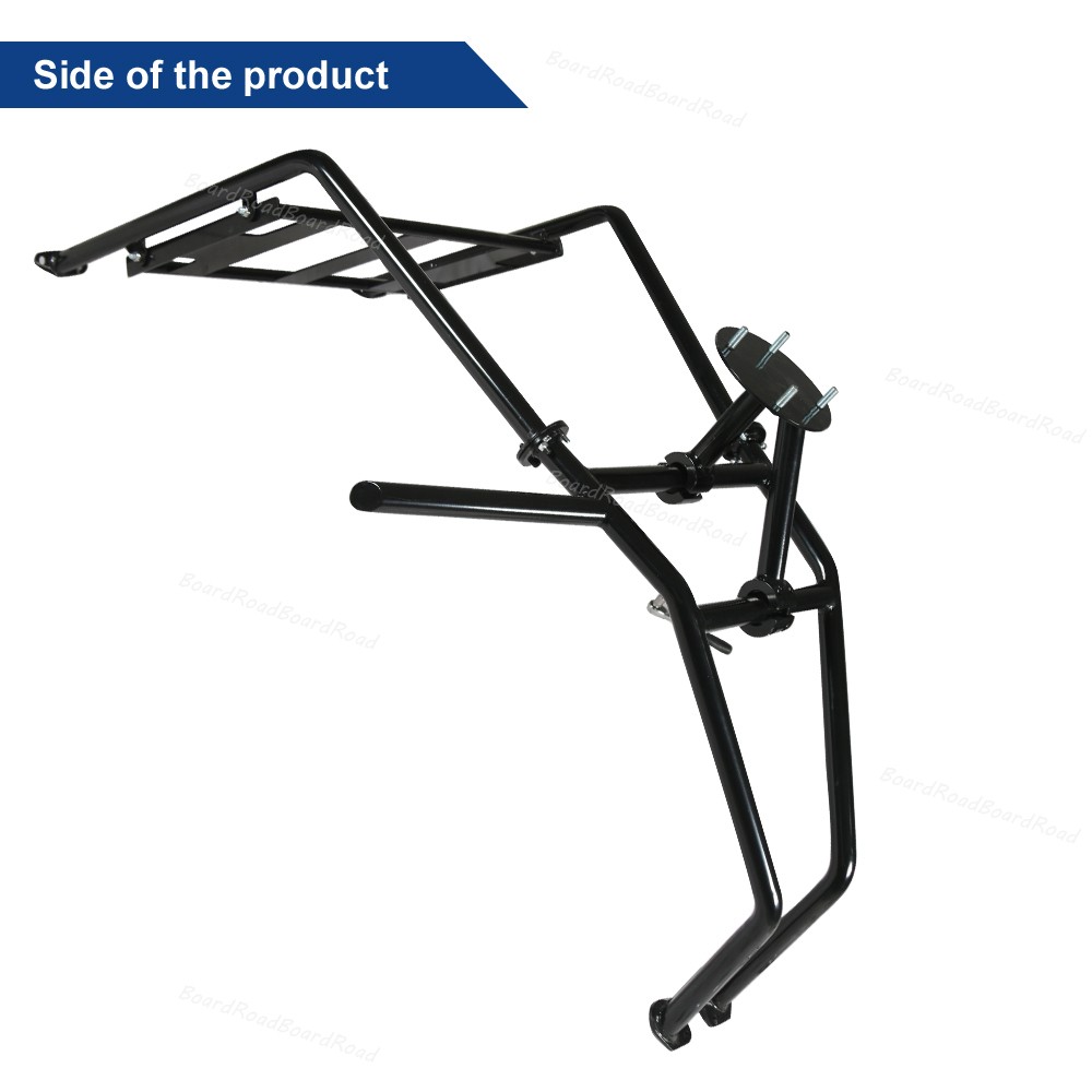 Fit Polaris 2015-2020 RZR 900 Rear Bumper Spare Tire Carrier Cargo Rack Mount
