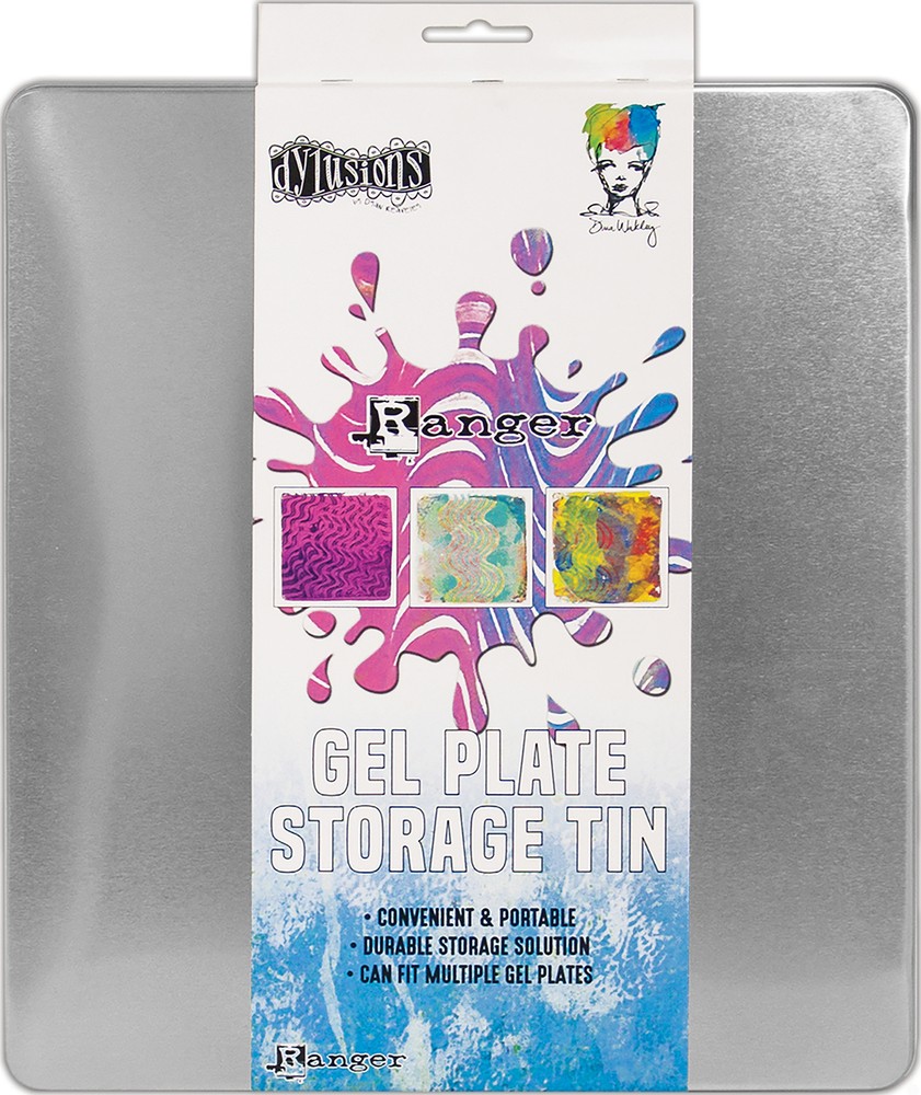 Ranger Gel Press Plate Storage Tin-Empty - 2 Pack