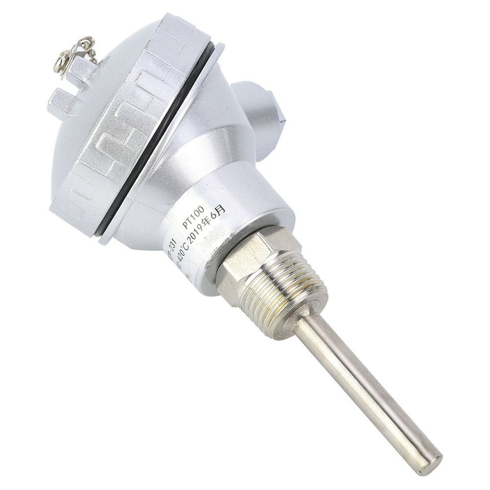 PT100 Temperature Sensor Probe 1/2' NPT Thread Thermocouple 200~420°