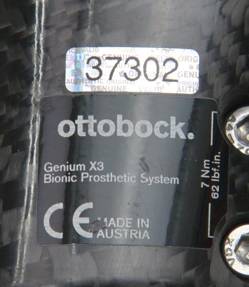 Ottobock Genium X3 3B5-2 MicroProcessor Knee Bionic Prosthetic 2015