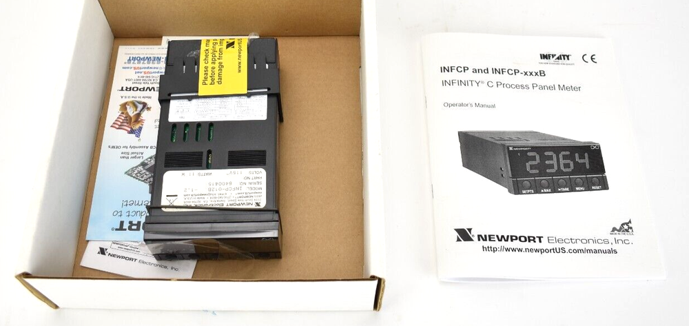 BRAND NEW Newport Electronics INFCP-012B Process Panel Meter - 115V 11W