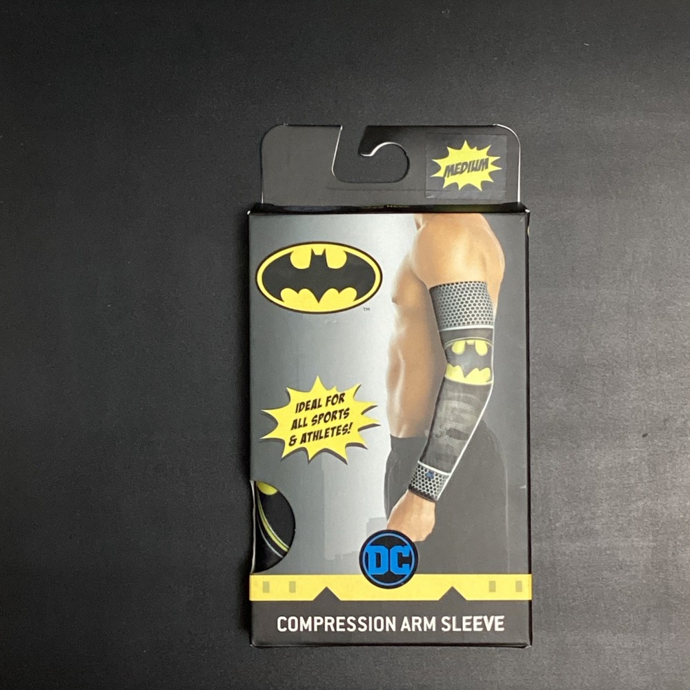 Batman Compression  Arm Sleeve Size Licensed DC Comics MEDIUM Size