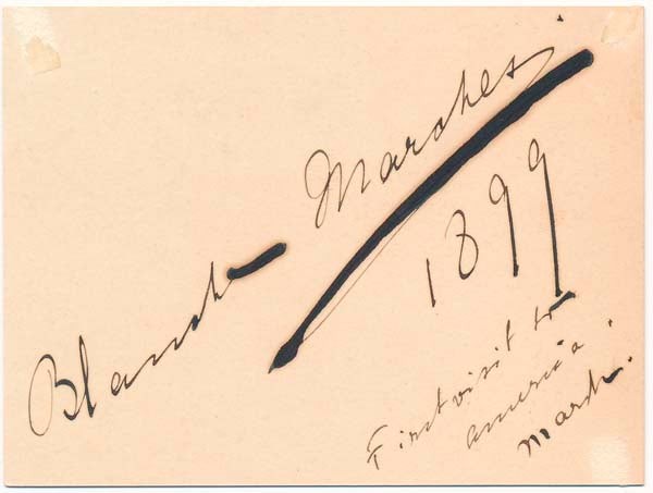 Blanche MARCHESI / Signature Signed