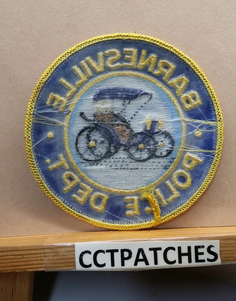 BARNESVILLE, GEORGIA POLICE SHOULDER PATCH GA