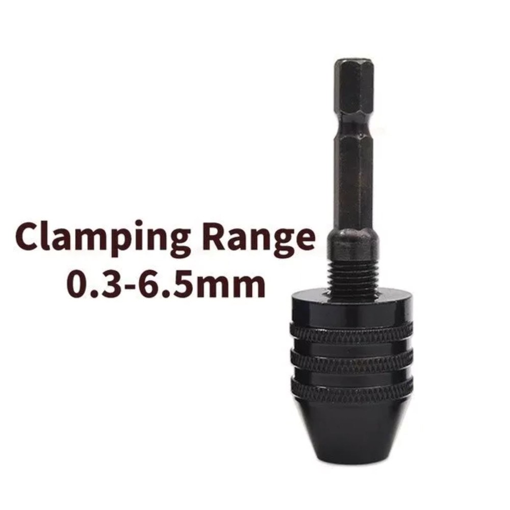 4Pcs 1/4-inch hex shank Versatile Conversion Drill chuck suitable for drills
