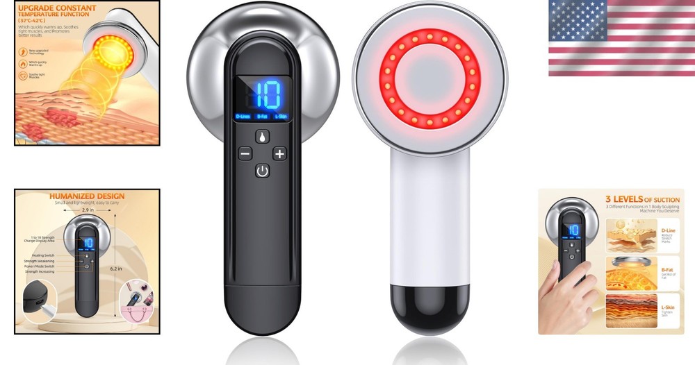 Wireless Body Slimming Massager - Heat Technology