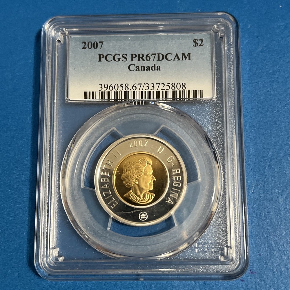 2007  CANADA Silver 2 Dollars $2 PCGS PR67 DCAM