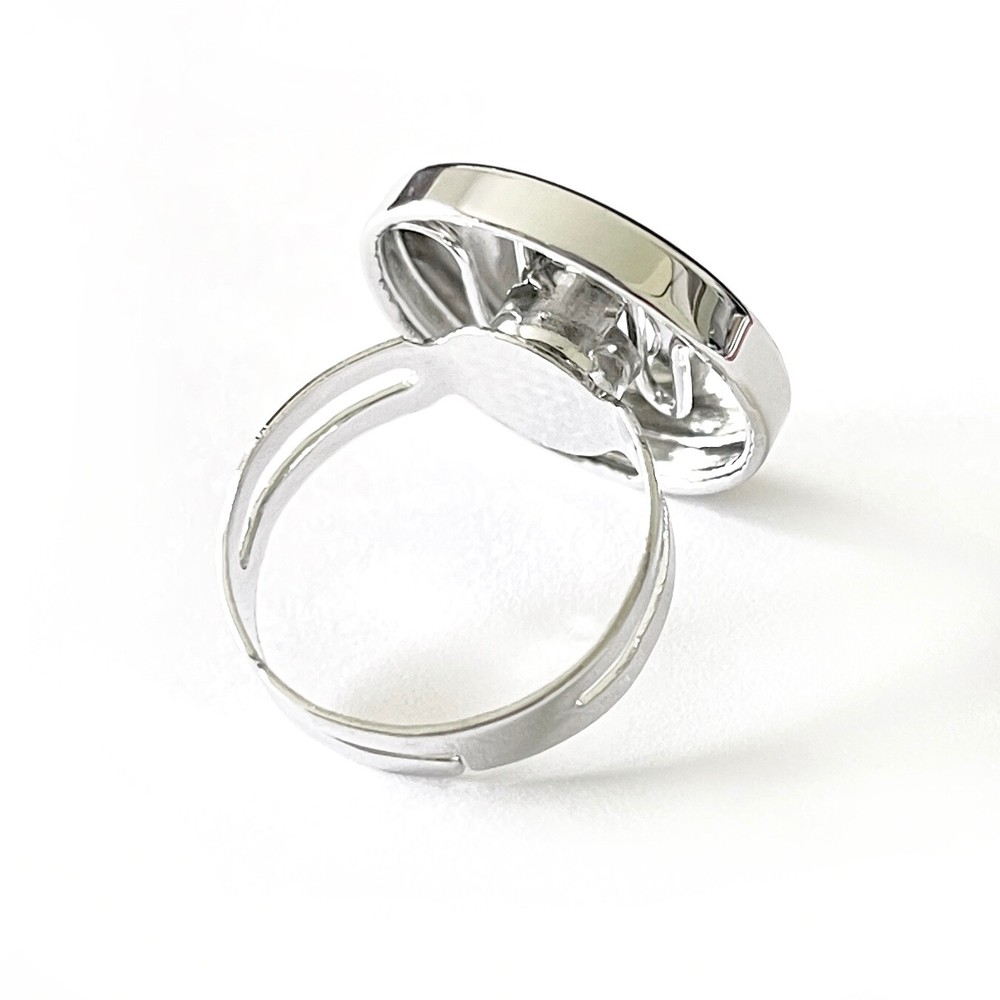 Simple Adjustable Snap Button Ring Fits 18-20mm Snaps