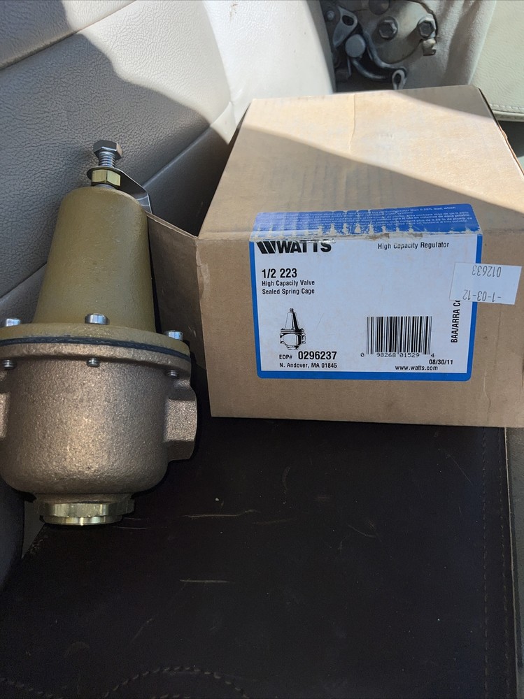 Watts 1/2" 223 STD High Capacity Regulator 0296237