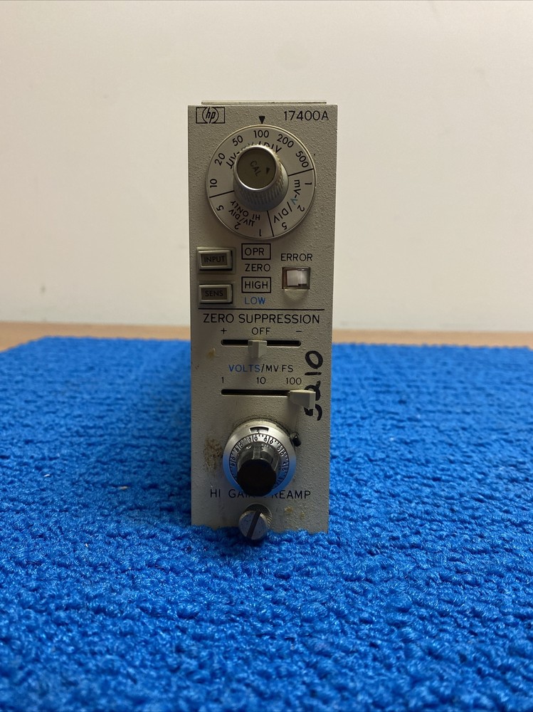 HP 17400A High Gain DC Pre-Amplifier Modular (item #177)