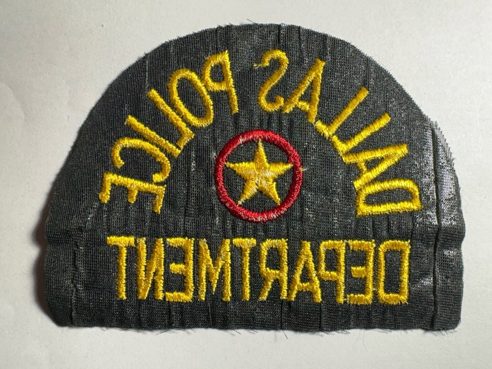 Dallas Texas Police Patch ~ Felt