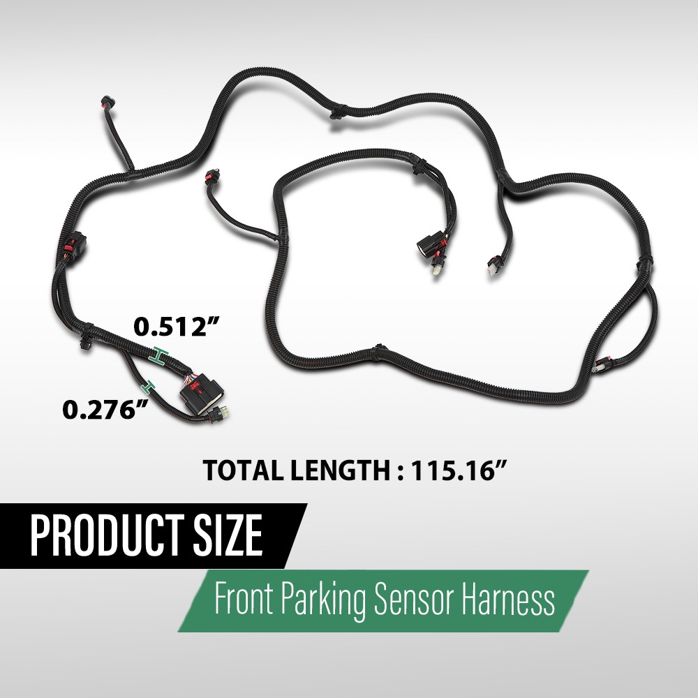 Fit For 2016-2020 Tesla Model X Front Bumper Parking Sensor Harness 1032433-00-G