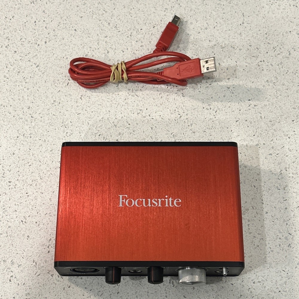 Focusrite Scarlett Solo 2nd Gen USB Audio Interface With Interface USB Cable