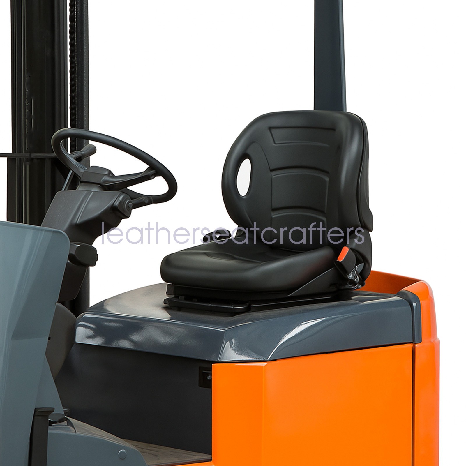 New Fit For Toyota 5-Series Forklift Seat With Seatbelt & Switch Adjustable Back