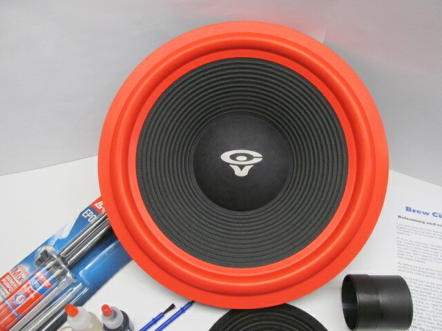 12" At12 Recone Kit for Cerwin Vega ATW-12 ATW12 (At-12) woofer ribbed cone