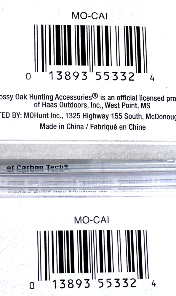 2 PACKS Mossy Oak Carbon Arrow Inserts 12 Count Package MO-CAI