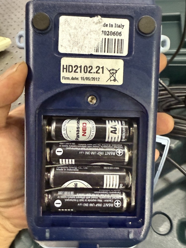 Delta OHM HD2102.2 Photo Radiometer Light Meter – Powers On, No Probe