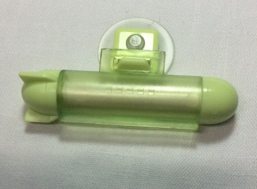 Toothpaste Squeezer with Space Saving Suction Hanger