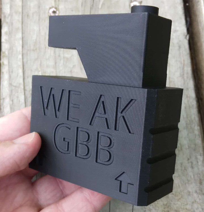 WE AKM GBBR Airsoft Odin Speedloader Adapter (Black)