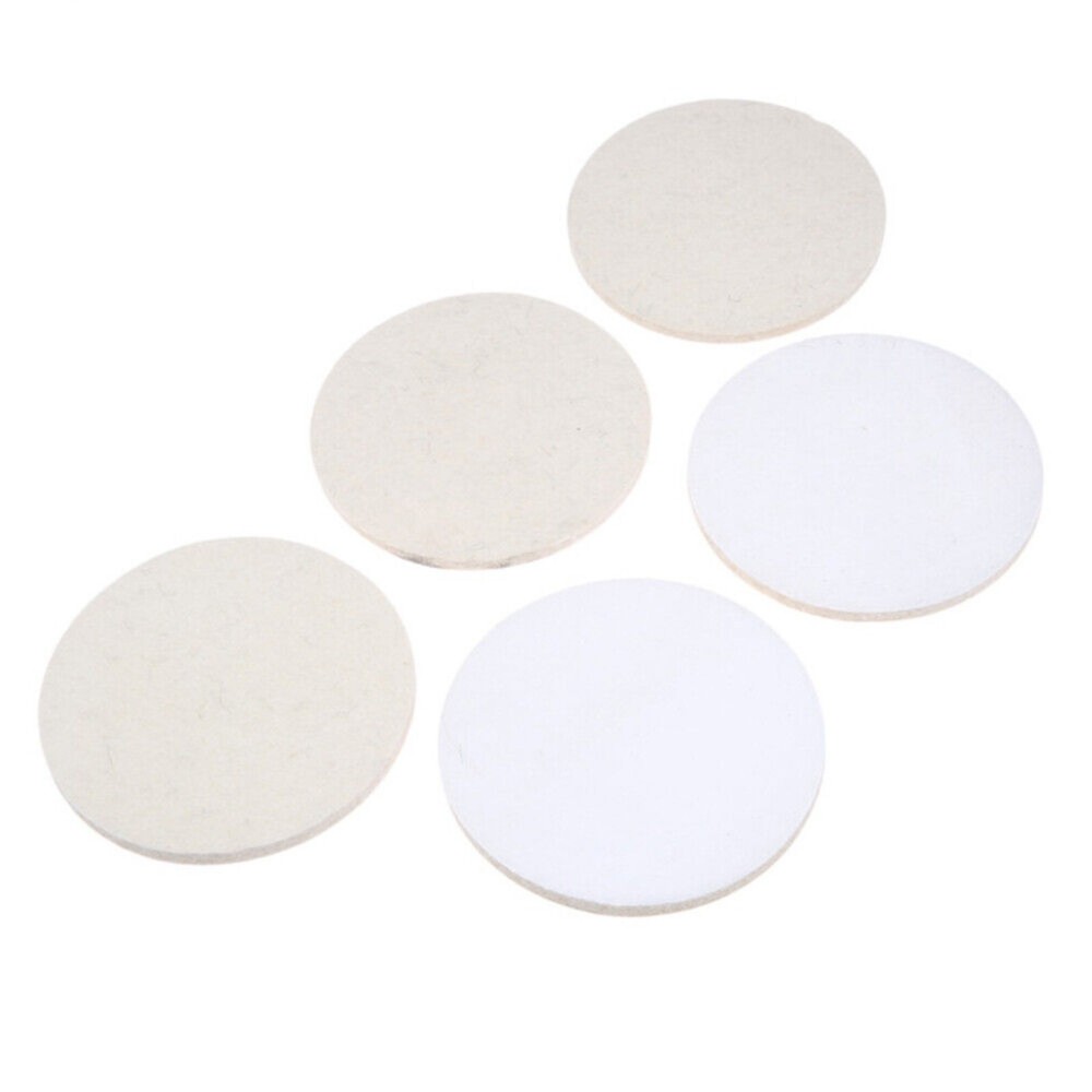4'' 5'' Wool Buffing Polishing Wheel Disc Pad Hook and Loop for Buffer Polisher