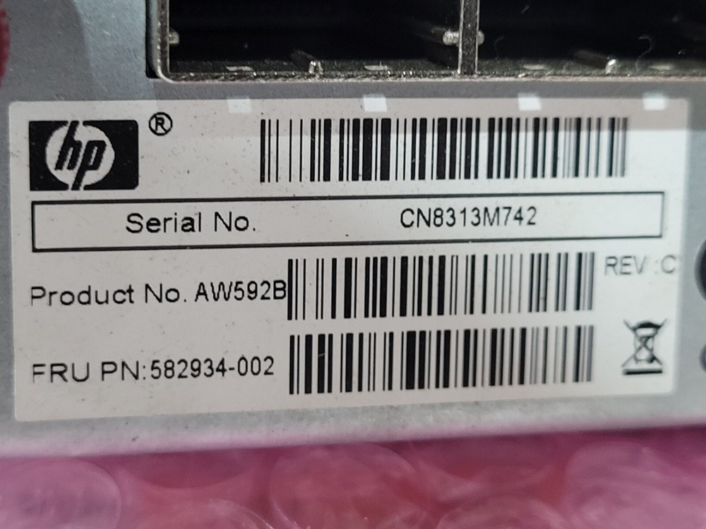 HP Storageworks P2000 Storage Array Controller Model AW592B