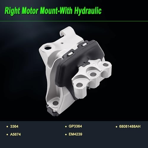 Engine Motor Mount Compatible with 2.0L 2.4L Replacement 2013-2016 Dodge Dart